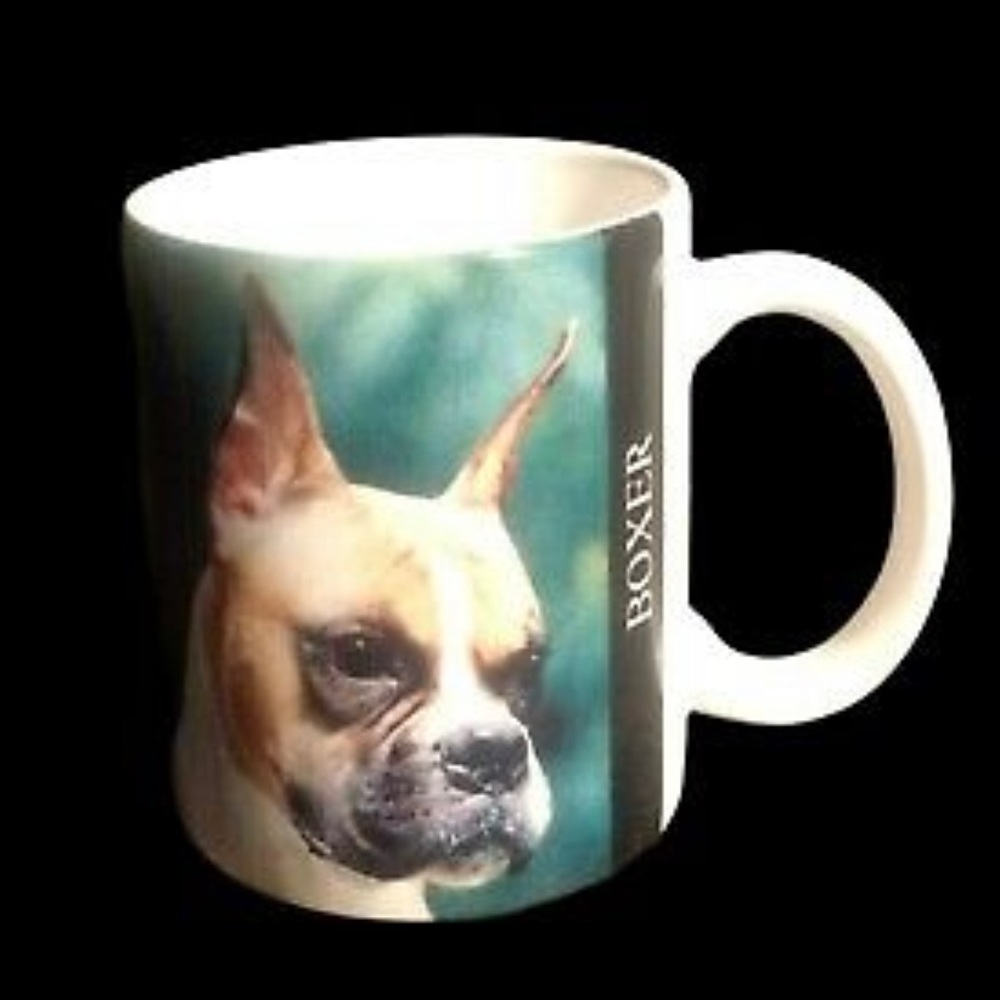 Boxer Dog Coffee Mug Cup 1994 Xpres Corp Dog Lovers.
